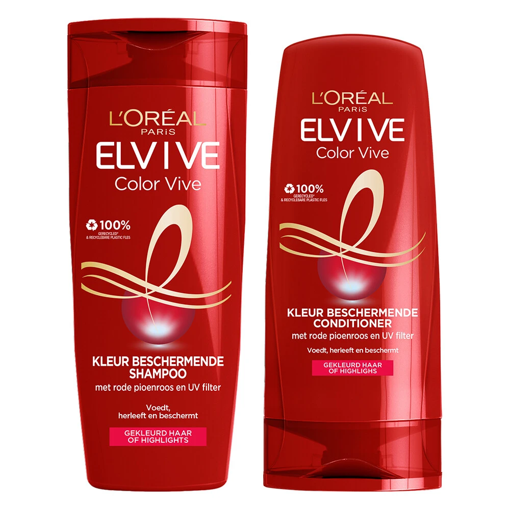 L'Oreal Lu0027Oréal Elvive Color Vive Shampoo, Conditioner, Purple Shampoo & Purple Conditioner Pakket 2 L'Oreal Lu0027Oréal Elvive Color Vive Shampoo, Conditioner, Purple Shampoo & Purple Conditioner Pakket - Afbeelding 2