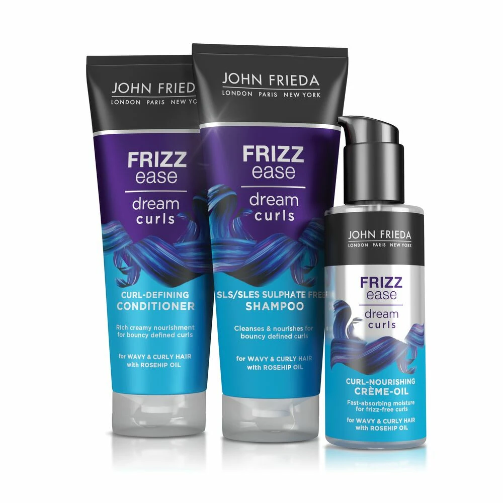 John Frieda Dream Curls Curl Defining Crème Oil 3 John Frieda Dream Curls Curl Defining Crème Oil - Afbeelding 3