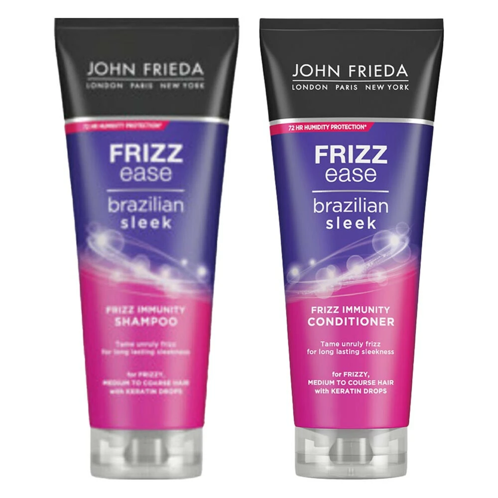 John Frieda Frizz Ease Brazillian Sleek Frizz Immunity Pakket 1 John Frieda Frizz Ease Brazillian Sleek Frizz Immunity Pakket