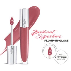 L'Oreal Lu0027Oréal Brilliant Signature Plump- In Gloss 404 Assert -Cosmetica Discountwinkel 1029639 3