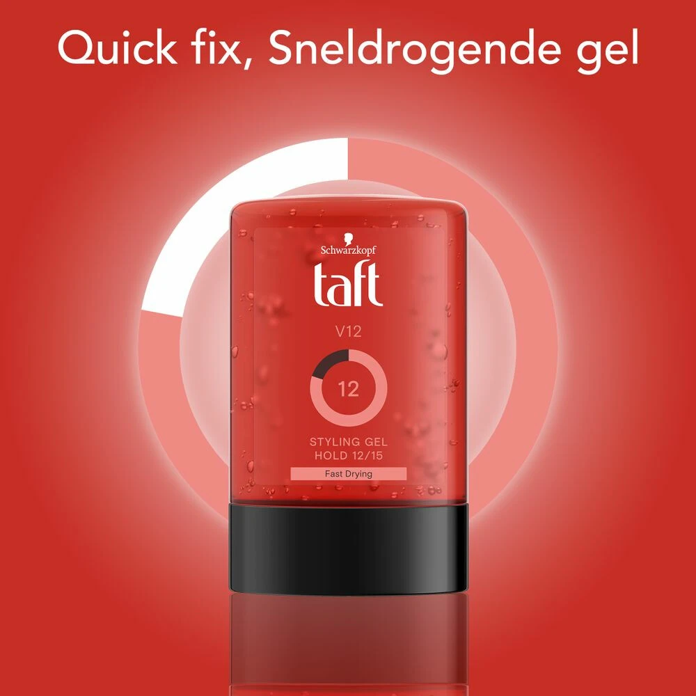 6x Taft Styling Gel V12 2 6x Taft Styling Gel V12 - Afbeelding 2