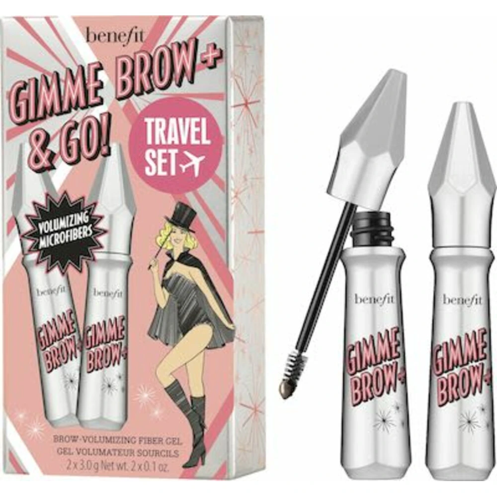 Benefit Gimme Brow+ & Go Brow Volumizing Fiber Gel Set 1 Benefit Gimme Brow+ & Go Brow Volumizing Fiber Gel Set