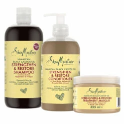 Shea Moisture Jamaican Black Castor Oil Strenghten & Restore Shampoo -Cosmetica Discountwinkel 1049787 4