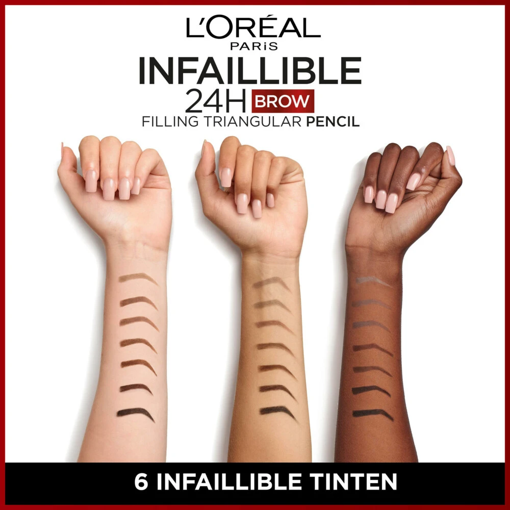 L'Oreal Lu0027Oréal 24H Brow Filling Triangular Pencil 7.0 Blonde 2 L'Oreal Lu0027Oréal 24H Brow Filling Triangular Pencil 7.0 Blonde - Afbeelding 2