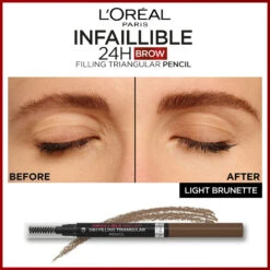 L'Oreal Lu0027Oréal 24H Brow Filling Triangular Pencil 5.0 Light Brunette -Cosmetica Discountwinkel 1071954 4
