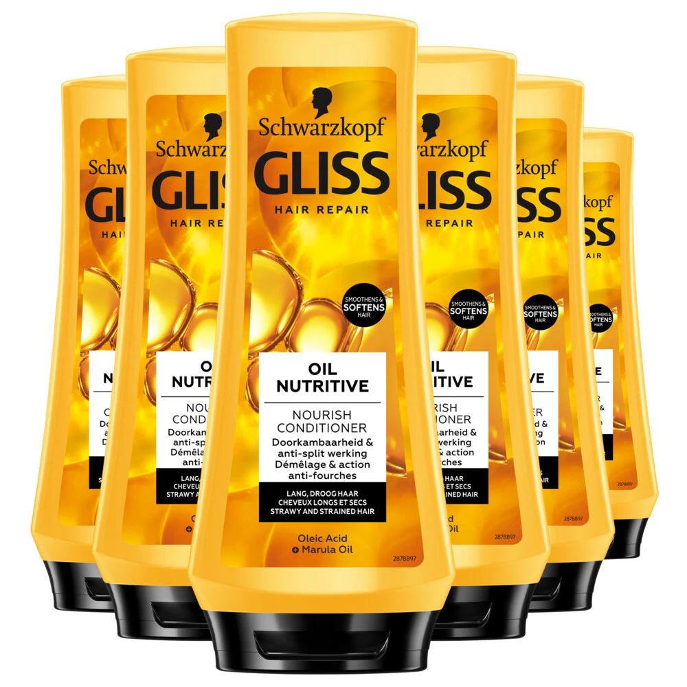 6x Gliss Conditioner Oil Nutritive 1 6x Gliss Conditioner Oil Nutritive