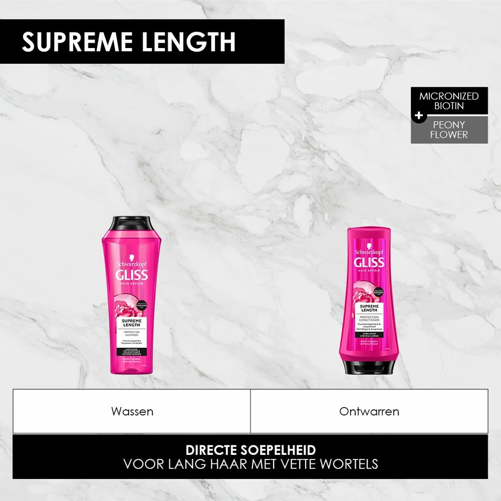 6x Gliss Supreme Length Conditioner 3 6x Gliss Supreme Length Conditioner - Afbeelding 3