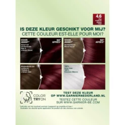 Garnier Nutrisse Creme Haarverf 46 - Roodbruin -Cosmetica Discountwinkel 132107 3