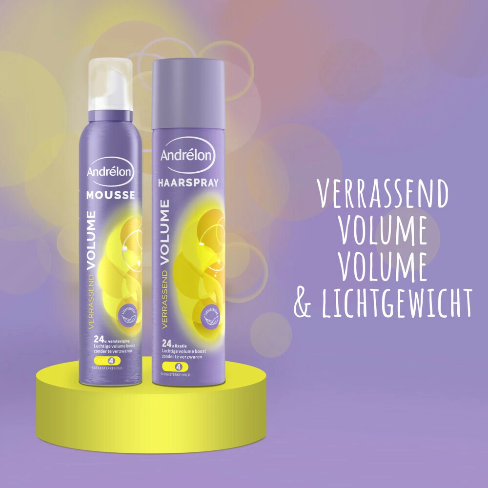 6x Andrelon Mousse Verrassend Volume 4 6x Andrelon Mousse Verrassend Volume - Afbeelding 4