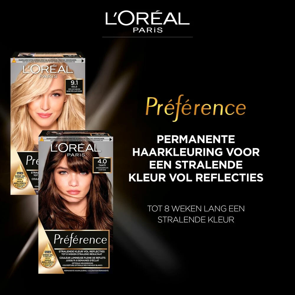 L'Oreal Lu0027Oréal Preference Haarkleuring 07 Vienne - Midden Blond 3 L'Oreal Lu0027Oréal Preference Haarkleuring 07 Vienne - Midden Blond - Afbeelding 3