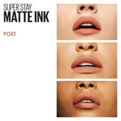 Maybelline SuperStay 24h Matte Ink Lippenstift 60 Poet 7 Maybelline SuperStay 24h Matte Ink Lippenstift 60 Poet -Cosmetica Discountwinkel 991316 4