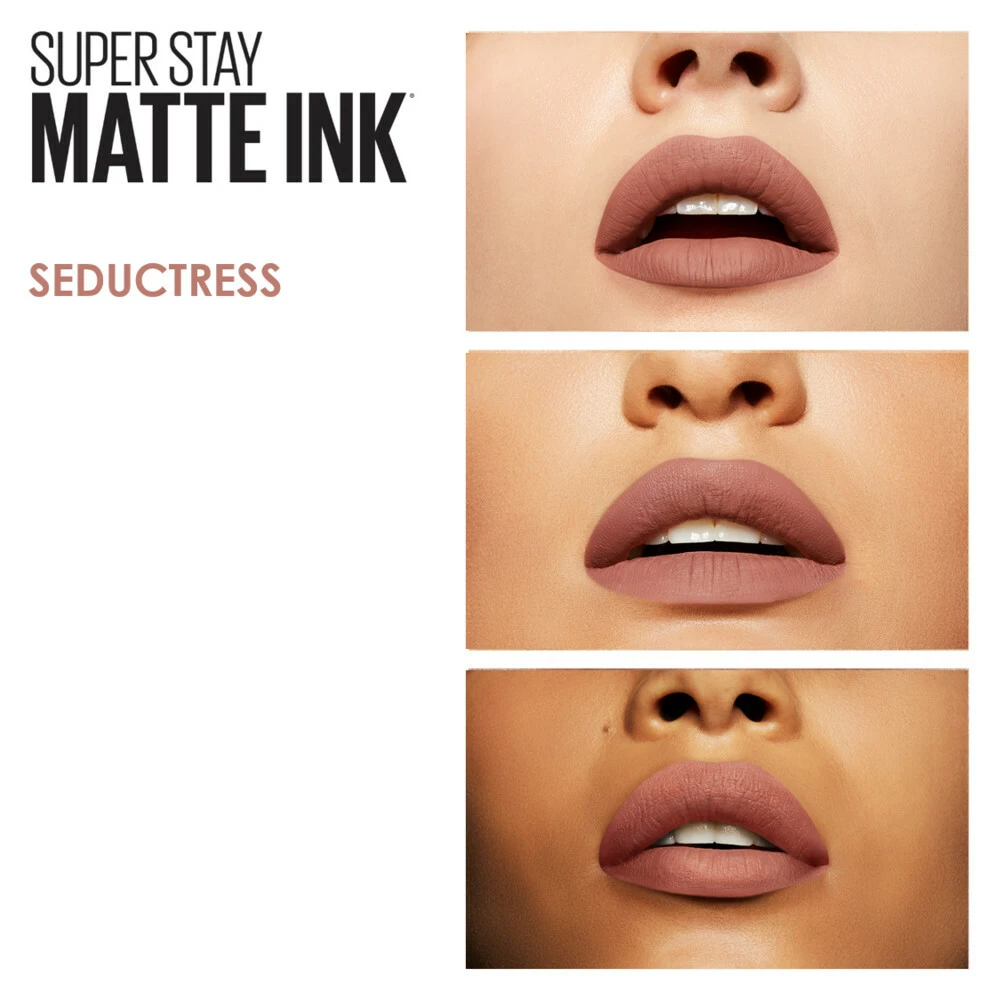 Maybelline SuperStay 24h Matte Ink Lippenstift 65 Seductress 4 Maybelline SuperStay 24h Matte Ink Lippenstift 65 Seductress - Afbeelding 4