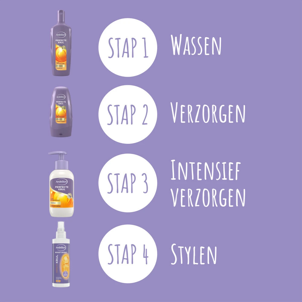 6x Andrelon Creme Happy Curls 4 6x Andrelon Creme Happy Curls - Afbeelding 4