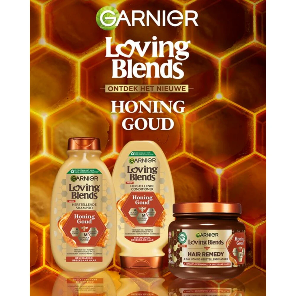 6x Garnier Loving Blends Honing Goud Conditioner 2 6x Garnier Loving Blends Honing Goud Conditioner - Afbeelding 2